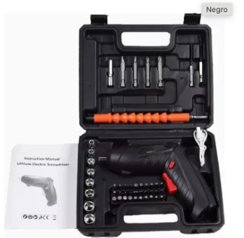 🧰Destornillador Eléctrico Recargable X 45 Accesorios 🛠