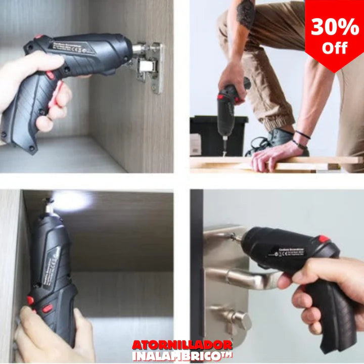 🧰Destornillador Eléctrico Recargable X 45 Accesorios 🛠