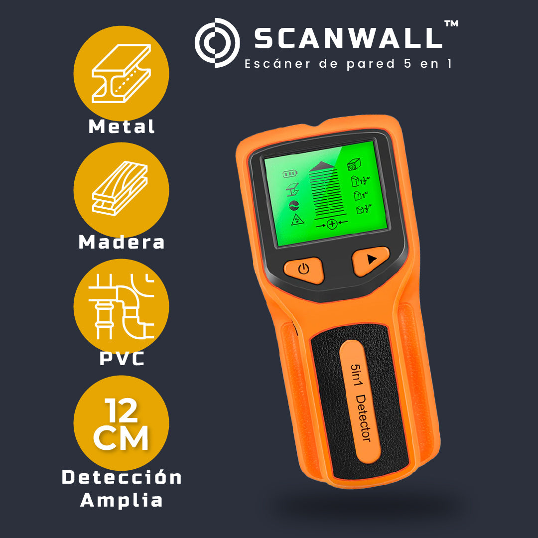 ScanWall™: Escáner de Pared con Cinco Modos de Detección