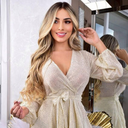 👗Brilla con Estilo: Hermoso Vestido-Seda 💯💎