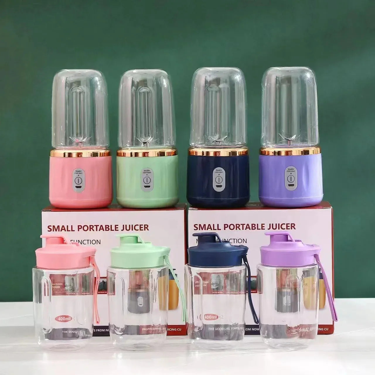 LICUADORA PORTATIL RECARGABLE DE 500 ml ¡TU BATIDO AL MOMENTO!