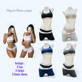 👙TRIO ROPA INTERIOR PARA DAMA PACK X 3 🔥 SUPER COMBO 3TOPS, 3 TANGAS Y 3 BOXER CONTROL ABDOMEN🔥