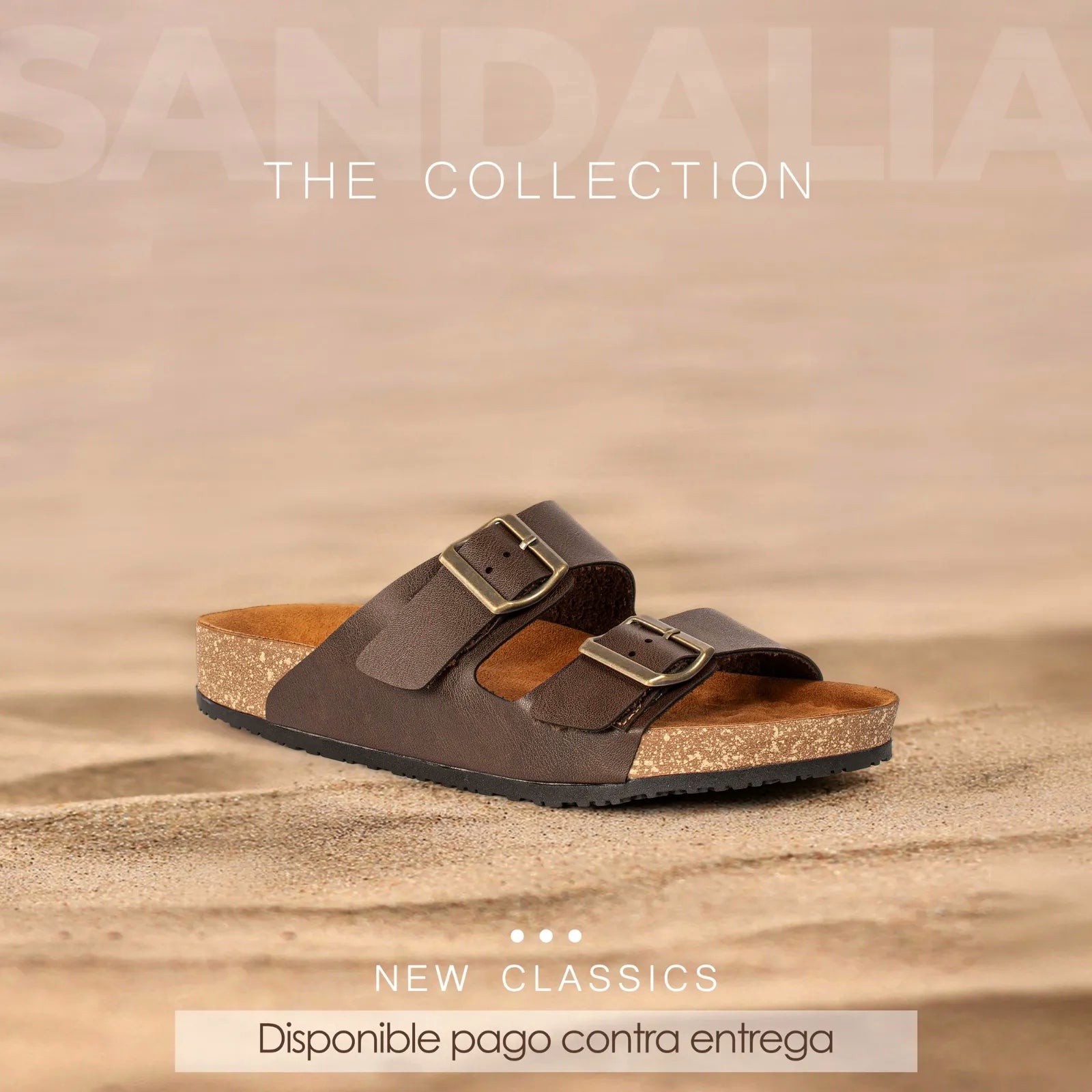 SANDALIAS UNISEX FABRICADAS EN CUERO 100%