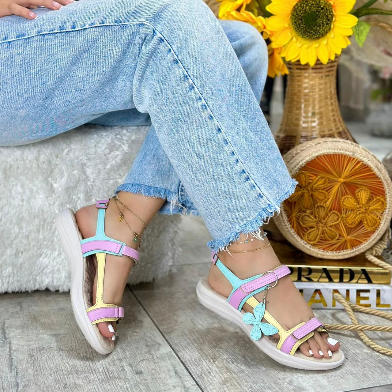 CONFORTFLEX: SANDALIA ORTOPEDICA ANTIDESLIZANTE Y FLEXIBLE