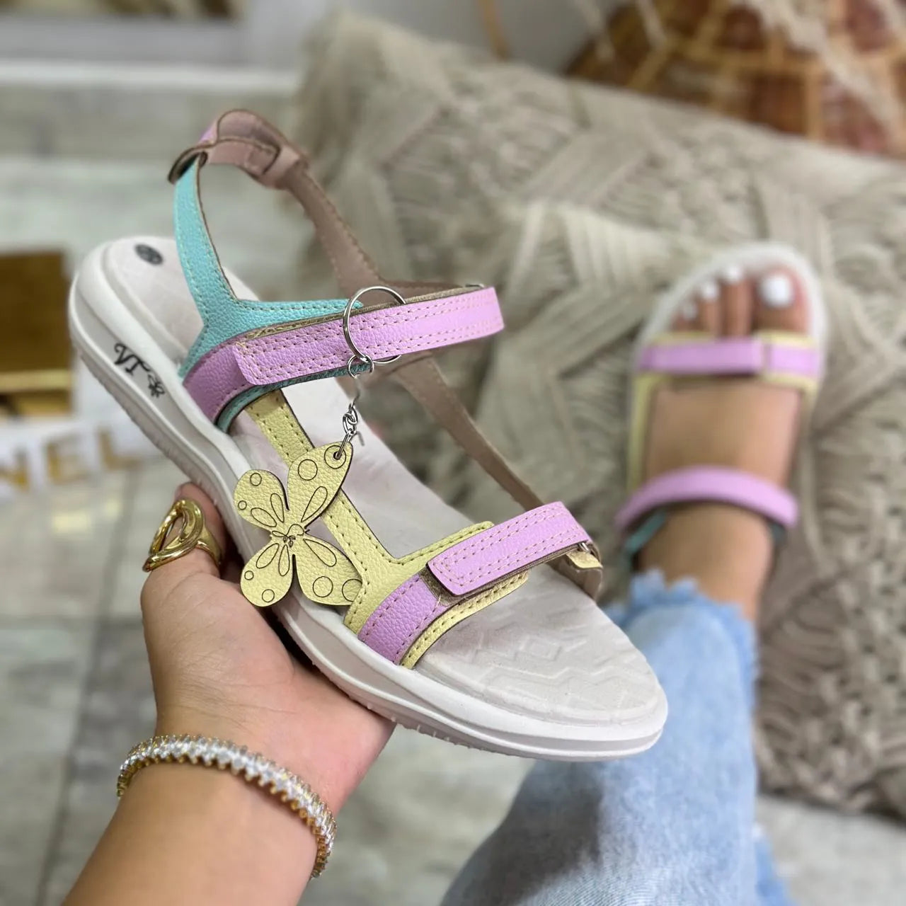 CONFORTFLEX: SANDALIA ORTOPEDICA ANTIDESLIZANTE Y FLEXIBLE