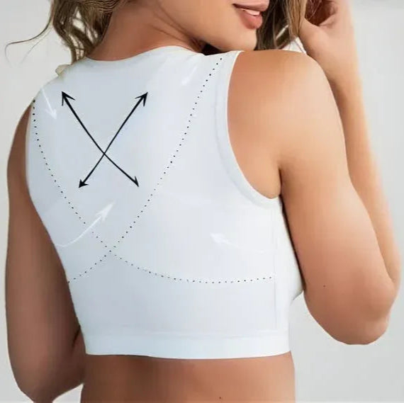 💖 TU ALIADO PERFECTO: BRASIER CORRECTOR DE POSTURA SIN AROS Y BANDA ANCHA💪👙
