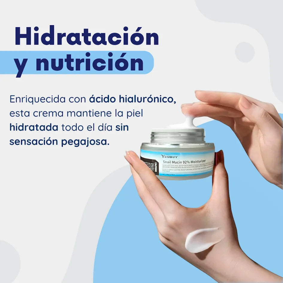 🍂HIDRATACIÓN PROFUNDA:CREMA BABA DE CARACOL🐚
