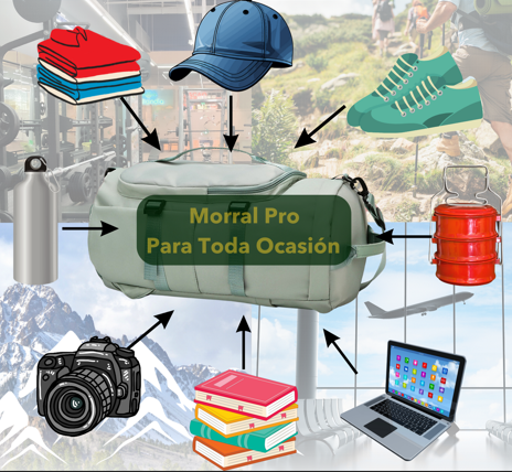 👜Morral Adventure Pro: De Gran Capacidad Multifuncional✈️