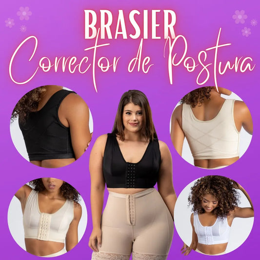👙ESTILO Y COMODIDAD: PAGA 1 Y LLEVAS 2 BARASIER CORRECTOR DE POSTURA SIN AROS Y BANDA ANCHA 🔥