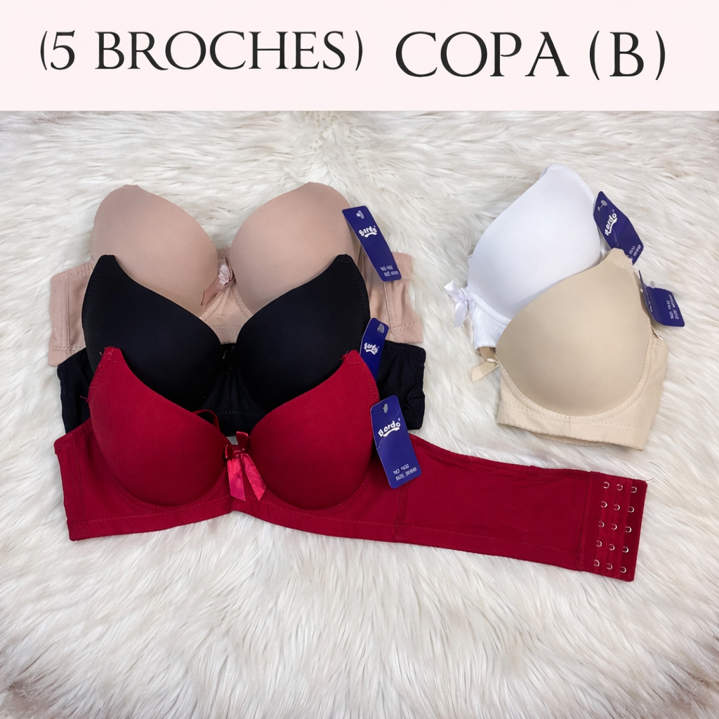 Comodidad total + efecto levantamiento natural. Brasier ajustable Push Up