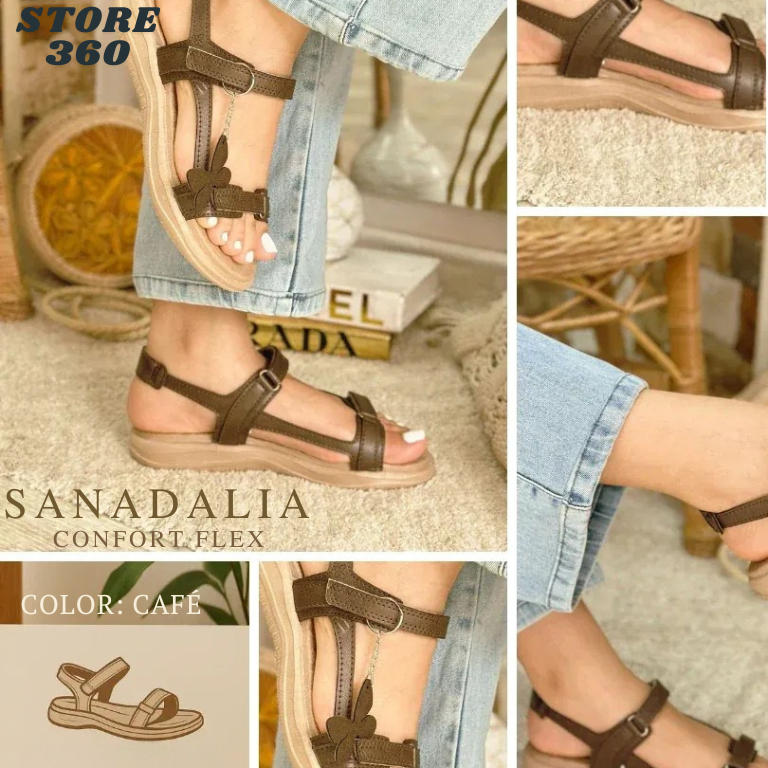 CONFORTFLEX: SANDALIA ORTOPEDICA ANTIDESLIZANTE Y FLEXIBLE