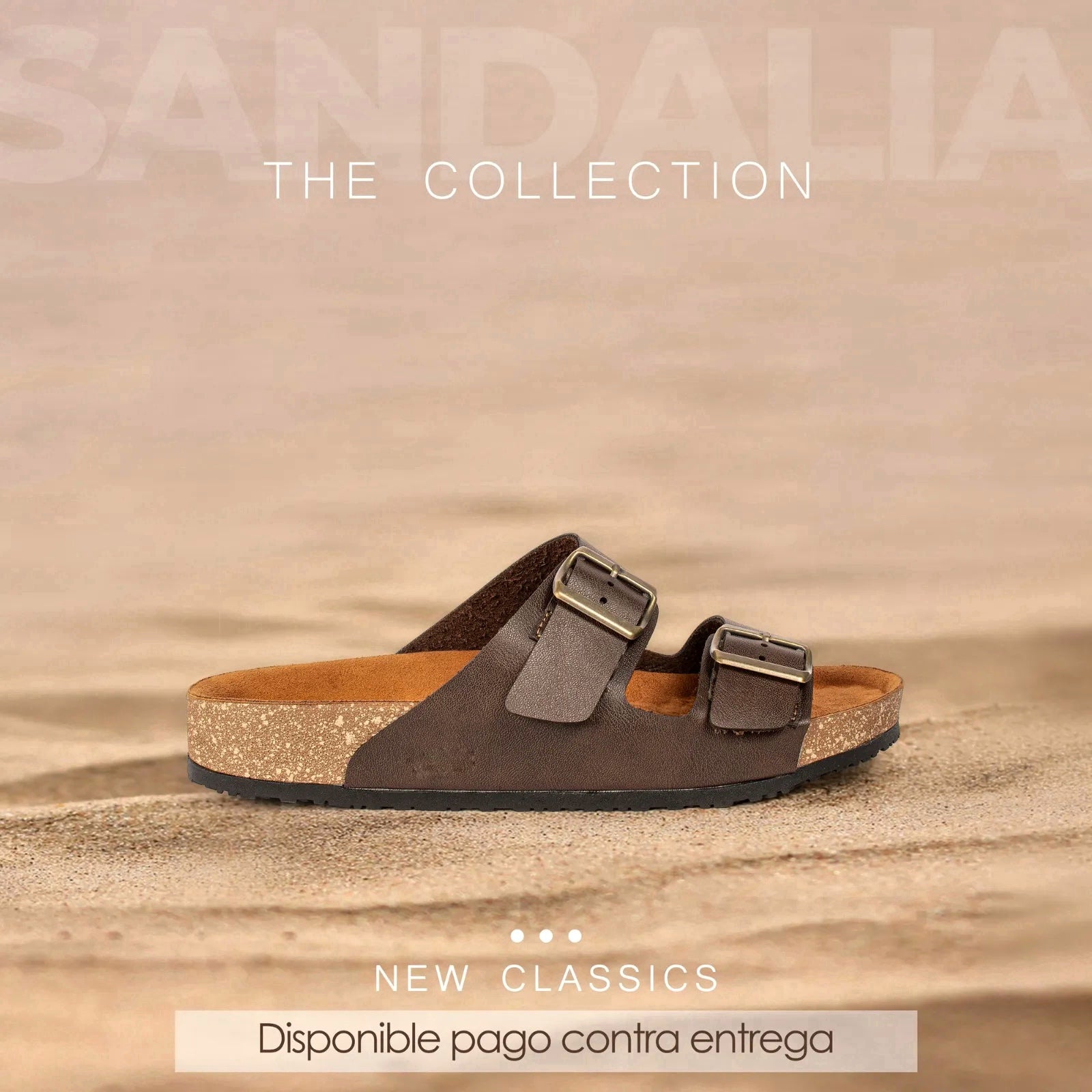 SANDALIAS UNISEX FABRICADAS EN CUERO 100%