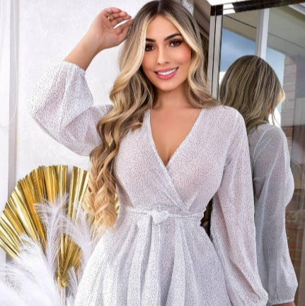 👗Brilla con Estilo: Hermoso Vestido-Seda 💯💎