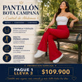 PANTALON BOTA CAMPANA AJUSTABLE CON CONTROL DE ABDOMEN