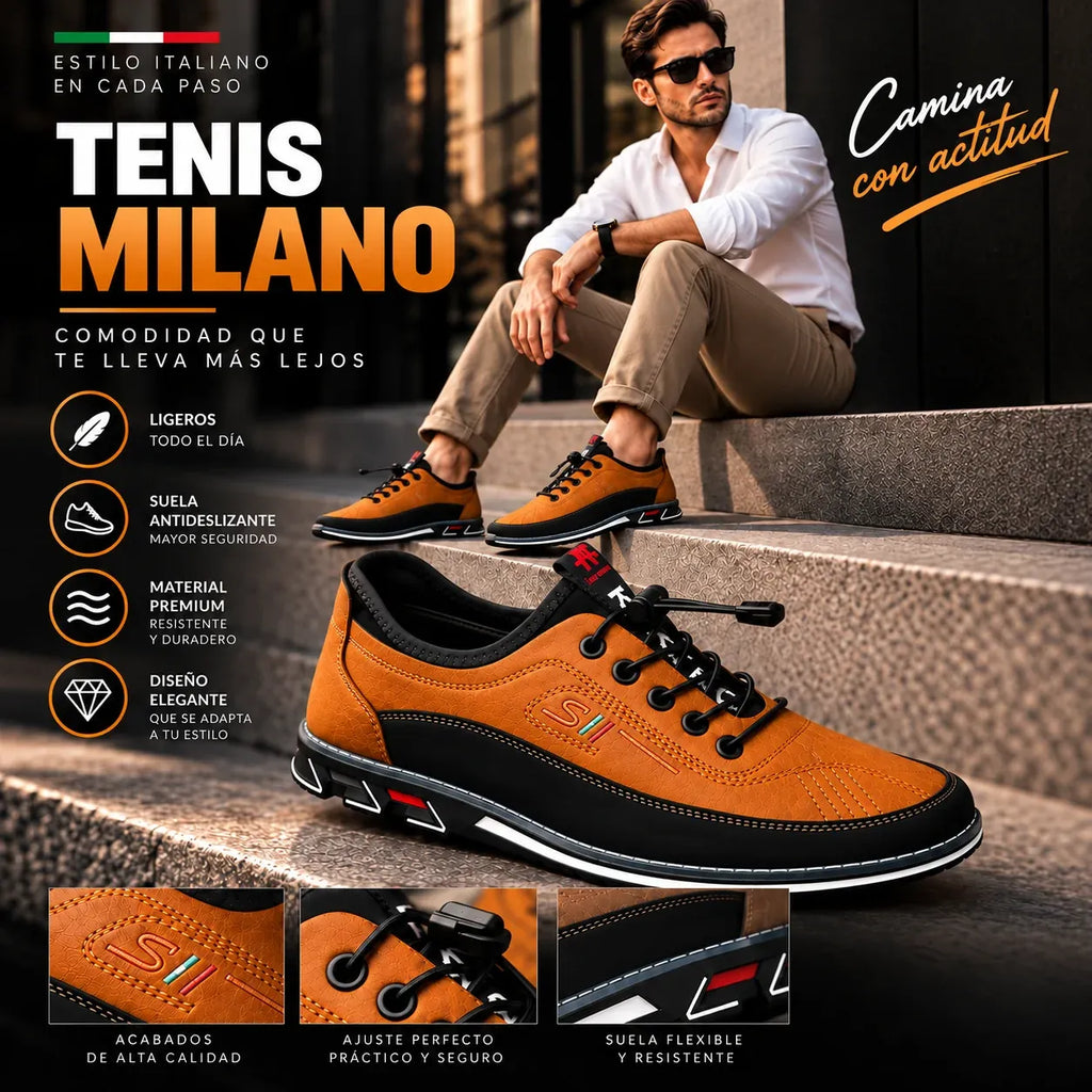 Eleva tu Estilo y tu Confianza. Tenis Milano PREMIUM