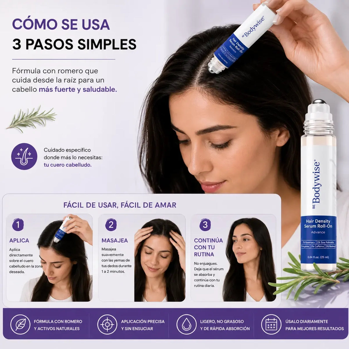 PAGA 1 LLEVA 2. BODYWISE HAIR GROWTH SERUM