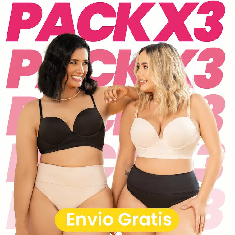 TRIO BRASIER CONFORT FIT CON EFECTO PUSH-UP