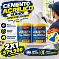 2X1 CEMENTO ACRILICO HIPERMEABILIZANTE MAS OBSEQUIO