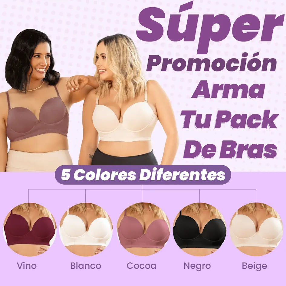 TRIO BRASIER CONFORT FIT CON EFECTO PUSH-UP