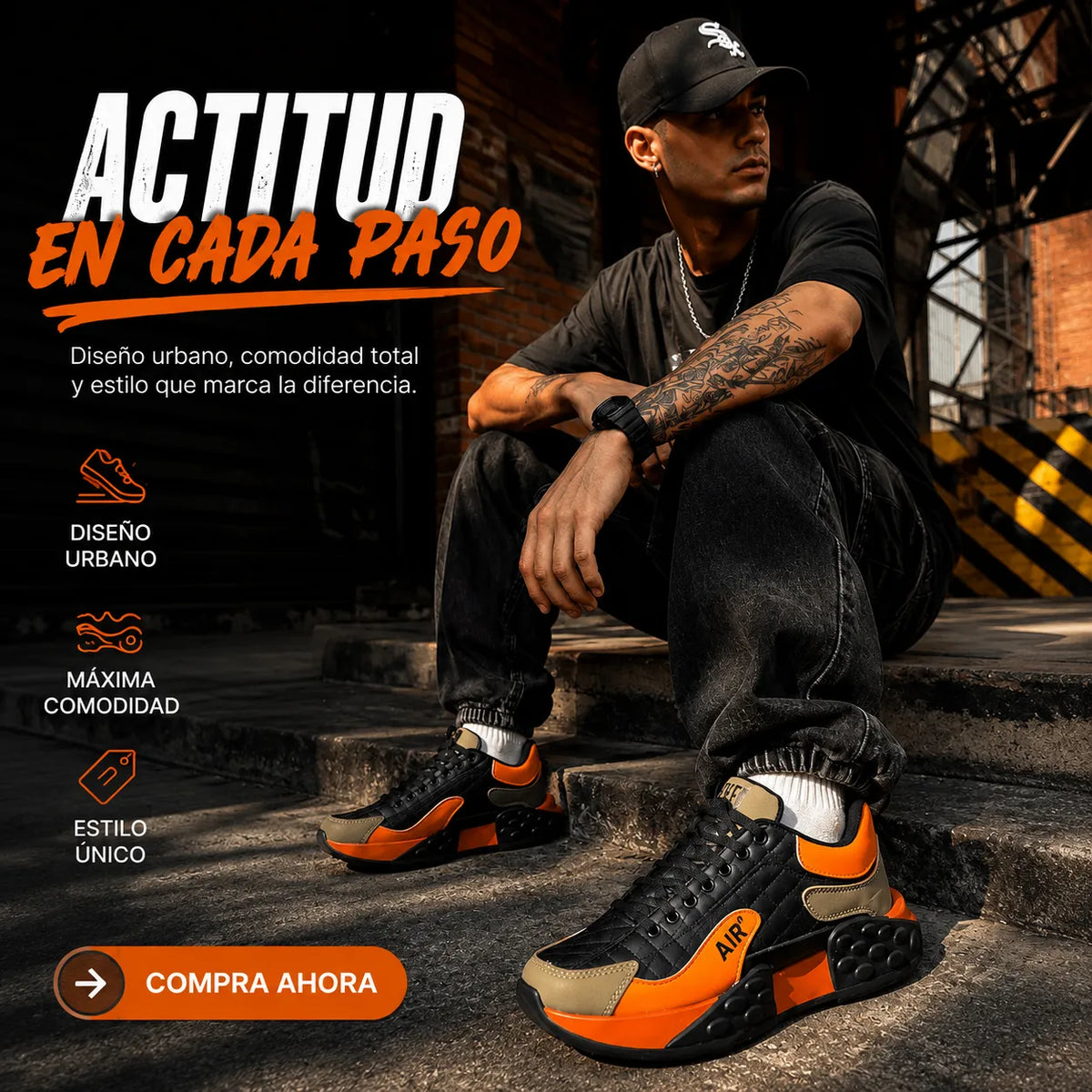 Zapatillas deportivos con plataforma antideslizante -Flex Air™ 2026