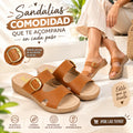 BRIZZA CONFORT. SANDALIA ORTOPEDICA AJUSTABLE CON BROCHE