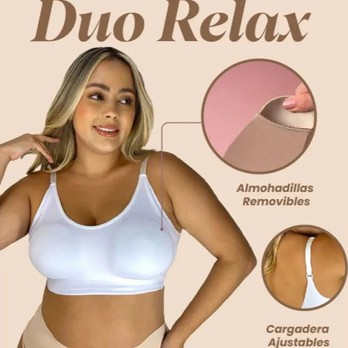 BRASIER AJUSTABLE DUO RELAX: COMPRA 1 LLEVA 2