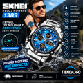 Reloj Hombre SKMEI 1389 Premium Acero Inoxidable Digital y Análogo
