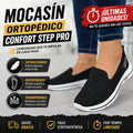 Mocasín Ortopédico Confort Step Pro. Camina sin cansancio todo el día.